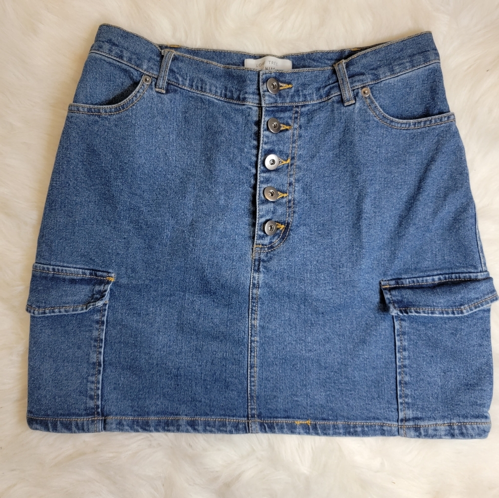Love Tree Denim Mini Skirt